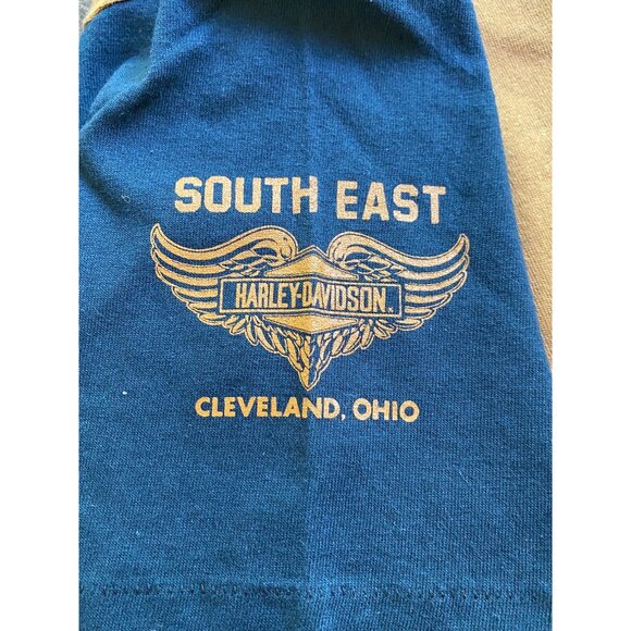 Vintage Harley Davidson V-Twin Tradition Cleveland Ohio T-shirt M3 - Picture 3 of 4